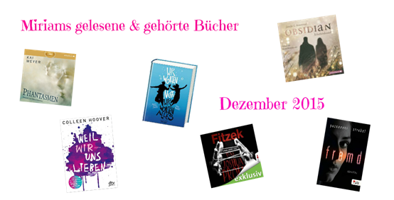 Gelesene Bücher Dezember 2015