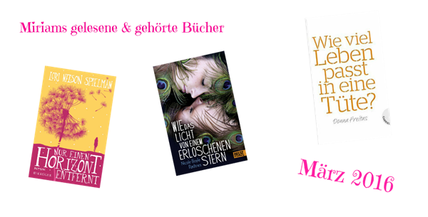 Gelesene Bücher März 2016